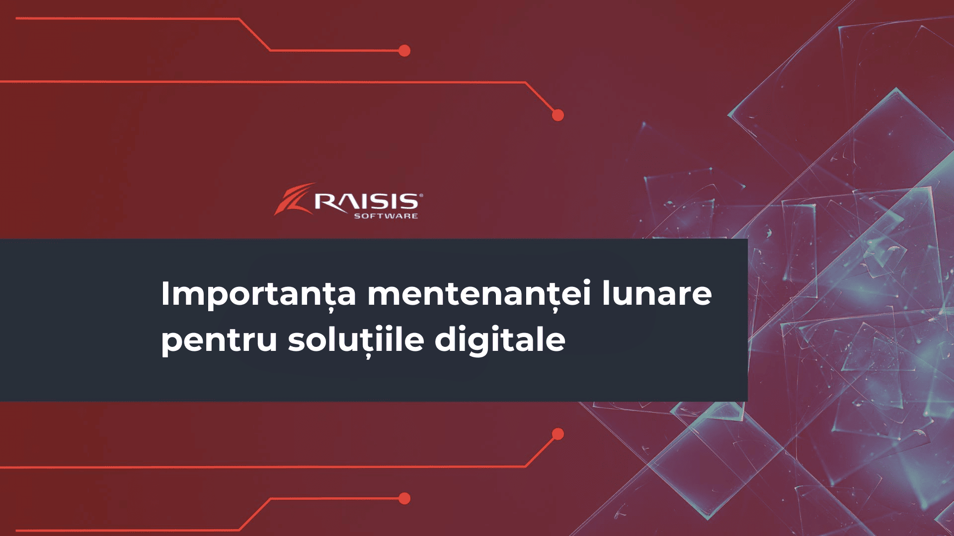 Importanța mentenanței